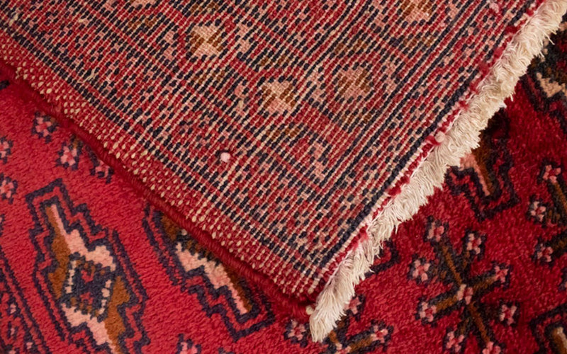 Tapis Turkaman - 130 x 60 cm - rouge