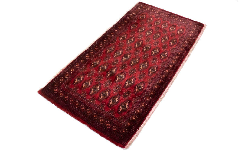 Tapis Turkaman - 130 x 60 cm - rouge