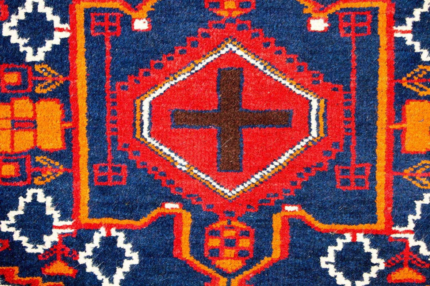 Tapis Belutsch - 136 x 80 cm - multicolore