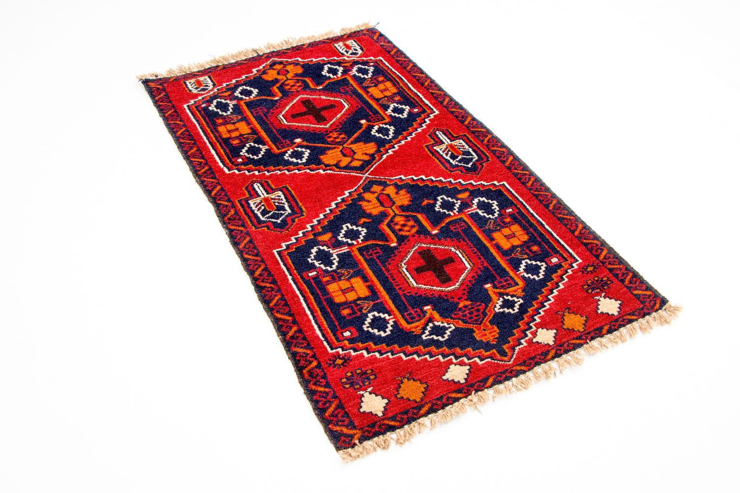 Tapis Belutsch - 136 x 80 cm - multicolore