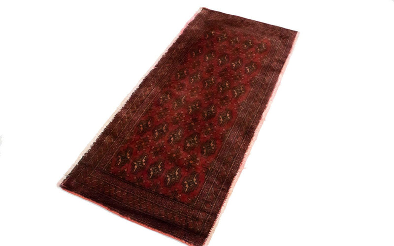 Tapis Turkaman - 130 x 60 cm - rouge
