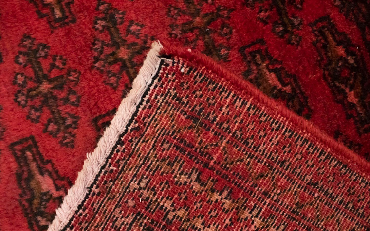 Tapis Turkaman - 130 x 60 cm - rouge