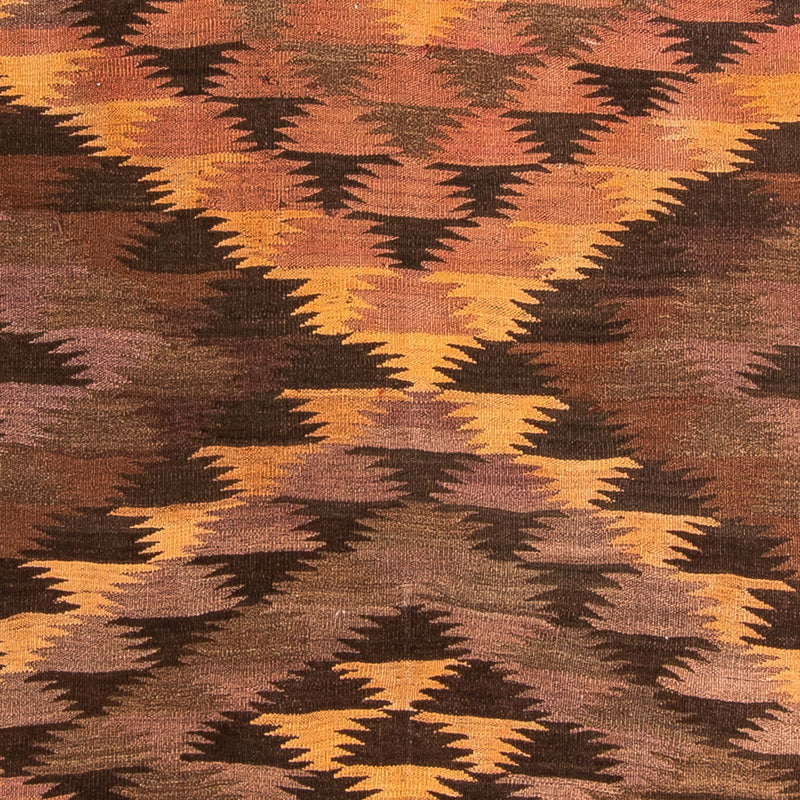 Tapis de couloir Tapis Kelim - Vieux - 380 x 145 cm - multicolore