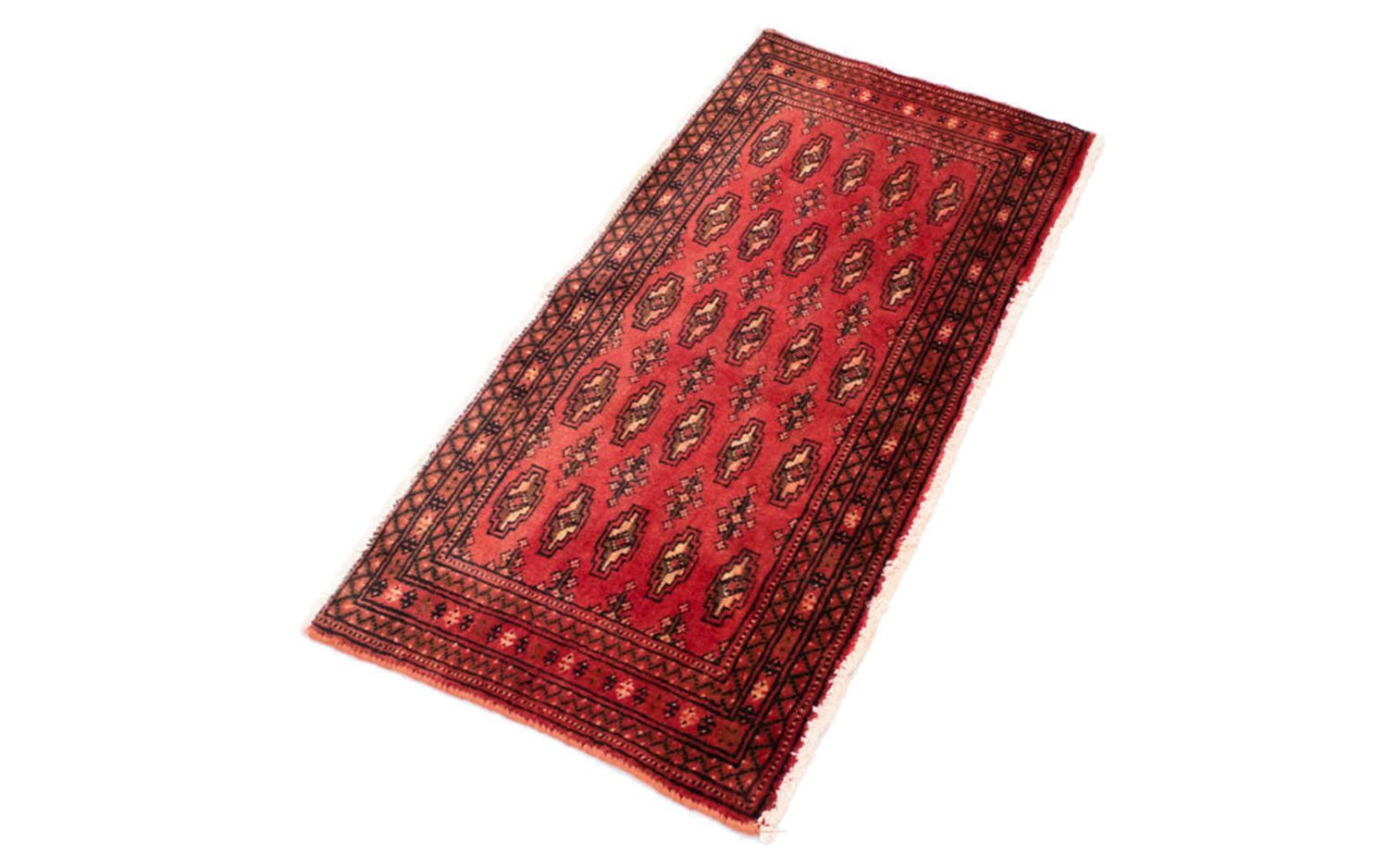 Tapis de couloir Tapis Turkaman - 100 x 50 cm - rouge