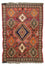 Perserteppich - Nomadic 144 x 100 cm - rot