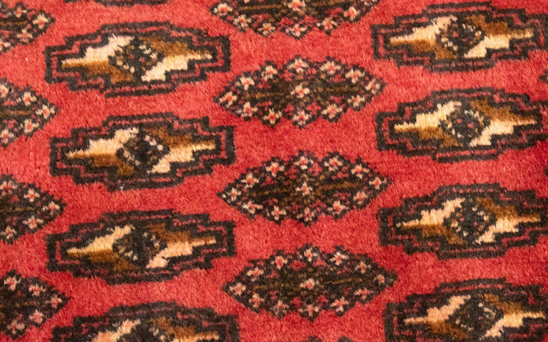 Tapis de couloir Tapis Turkaman - 100 x 50 cm - rouge