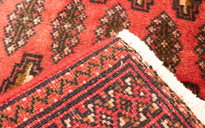 Tapis de couloir Tapis Turkaman - 100 x 50 cm - rouge