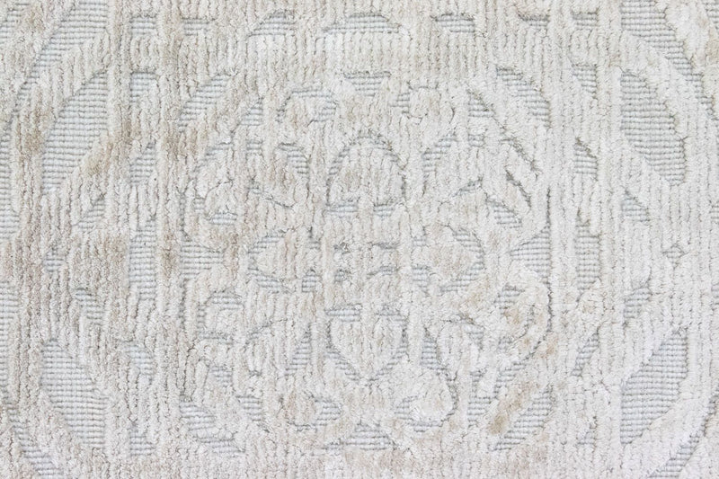Tapis en laine carré  - 67 x 66 cm - beige