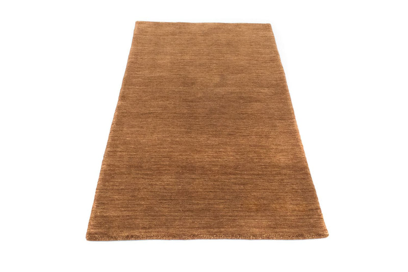 Tapis en laine - 141 x 73 cm - marron