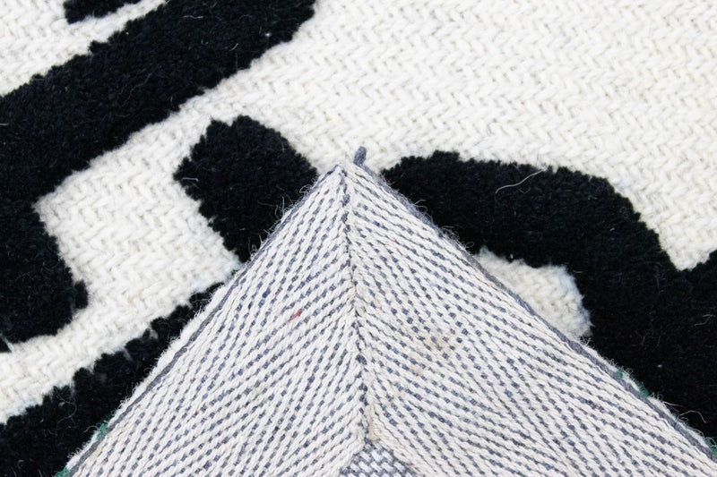 Tapis en laine - 132 x 95 cm - beige