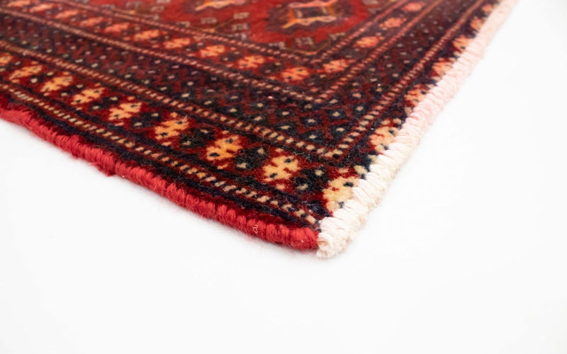 Tapis de couloir Tapis Turkaman - 100 x 50 cm - rouge
