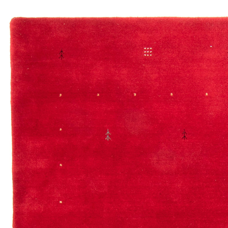 Tapis Gabbeh - Loribaft Softy - 242 x 172 cm - rouge foncé