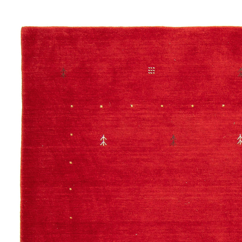 Tapis Gabbeh - Loribaft Softy - 241 x 178 cm - rouge foncé