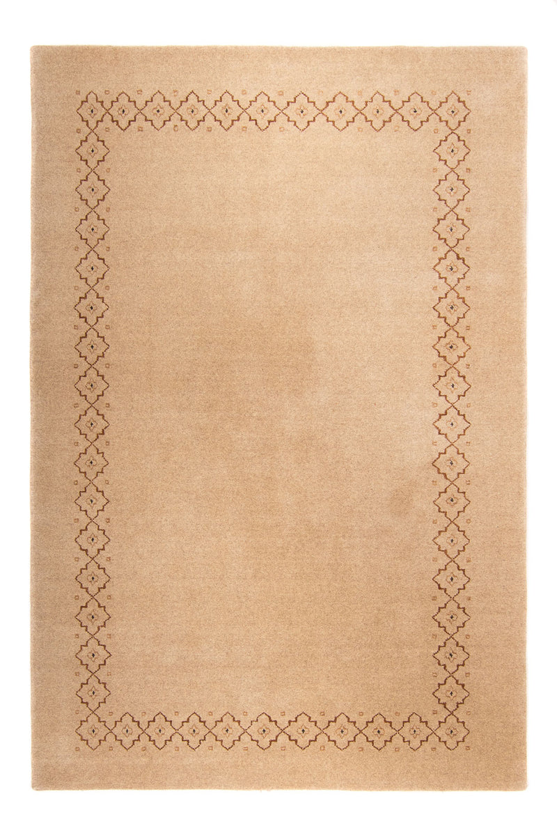Tapis Gabbeh - Loribaft Softy - 242 x 170 cm - marron clair