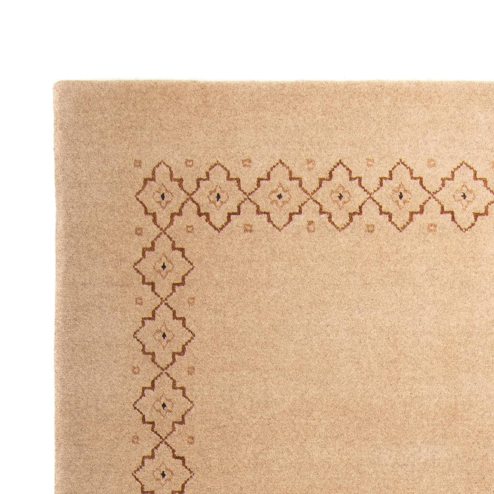 Tapis Gabbeh - Loribaft Softy - 242 x 170 cm - marron clair