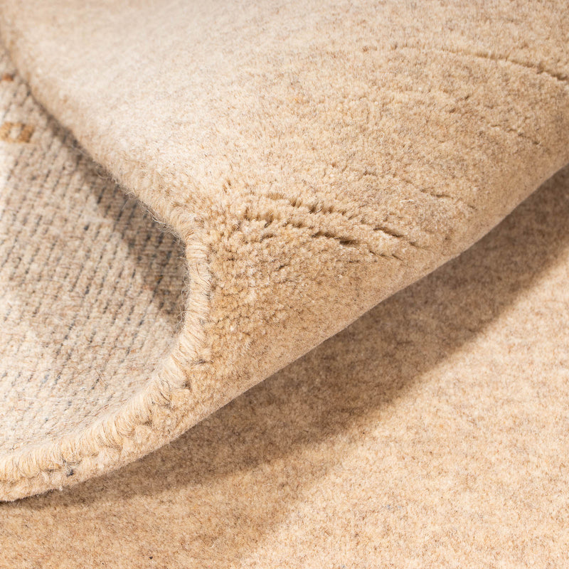 Tapis Gabbeh - Loribaft Softy - 242 x 170 cm - marron clair