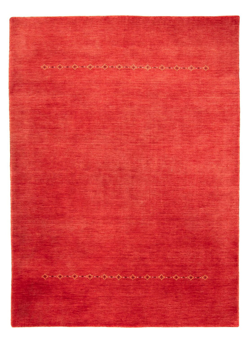 Tapis Gabbeh - Loribaft Softy - 242 x 171 cm - rouge foncé