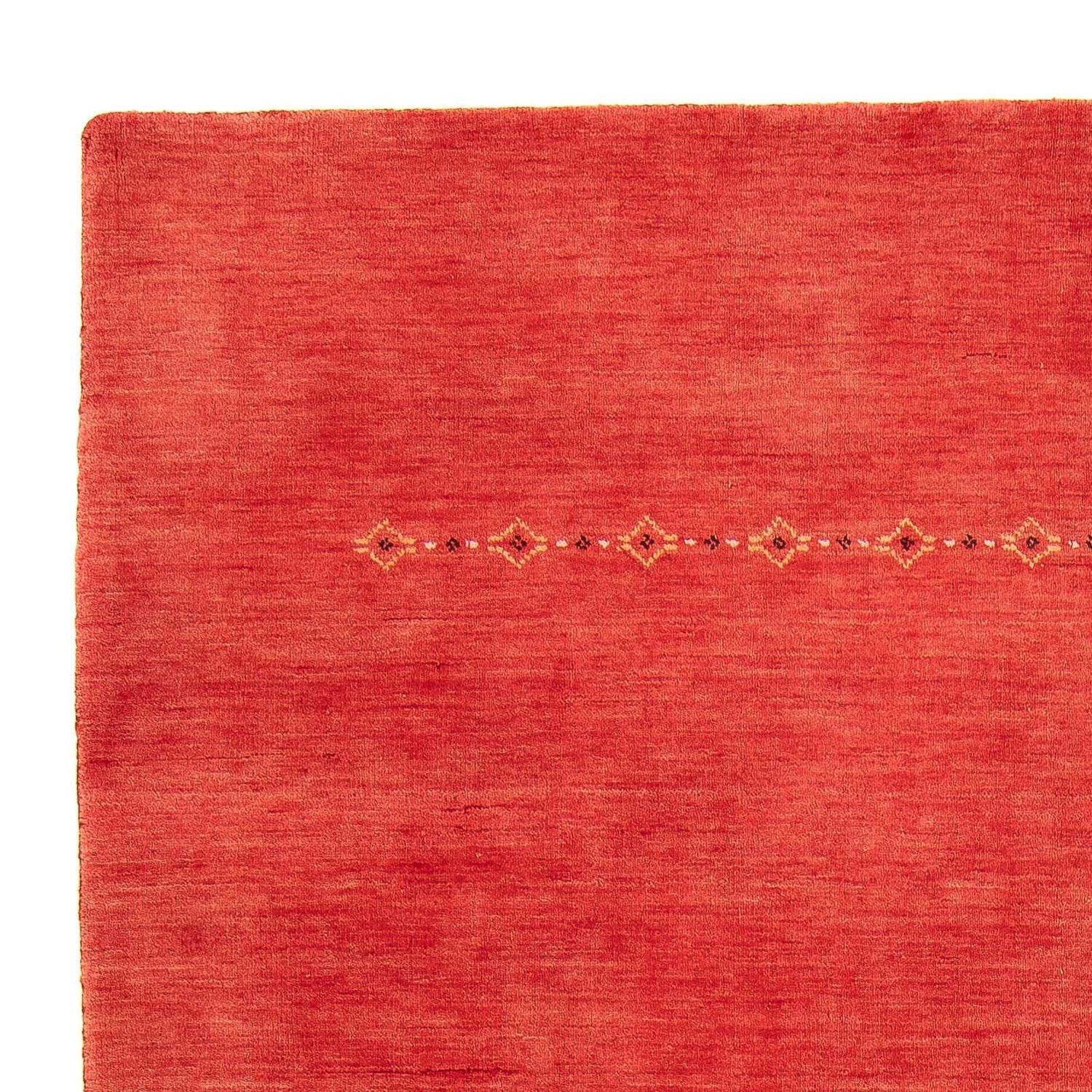 Tapis Gabbeh - Loribaft Softy - 242 x 171 cm - rouge foncé
