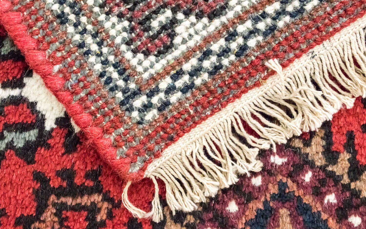 Tapis oriental - 160 x 90 cm - rouge