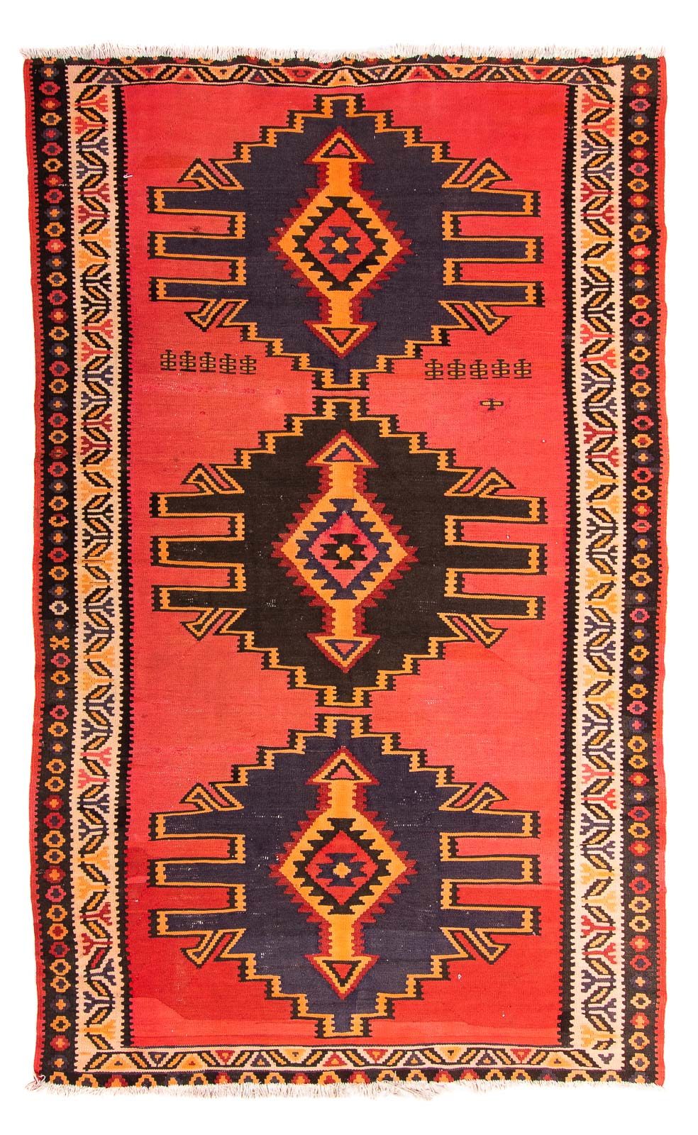 Tapis Kelim - Vieux - 287 x 160 cm - multicolore