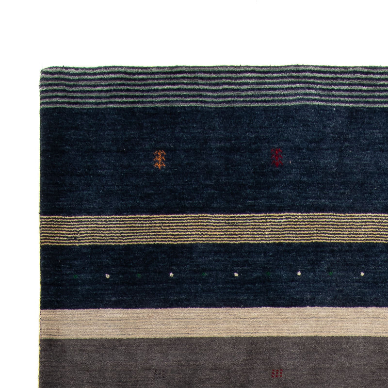 Tapis Gabbeh - Loribaft Softy - 240 x 172 cm - bleu foncé