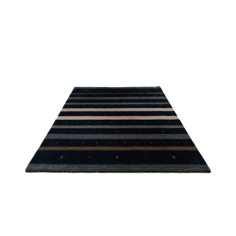 Tapis Gabbeh - Loribaft Softy - 240 x 172 cm - bleu foncé