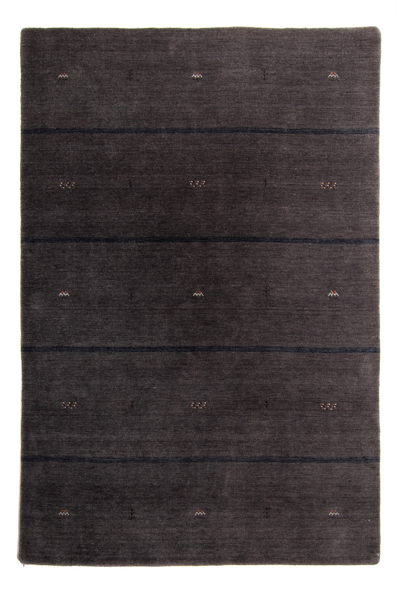 Tapis Gabbeh - Loribaft Softy - 240 x 173 cm - marron foncé