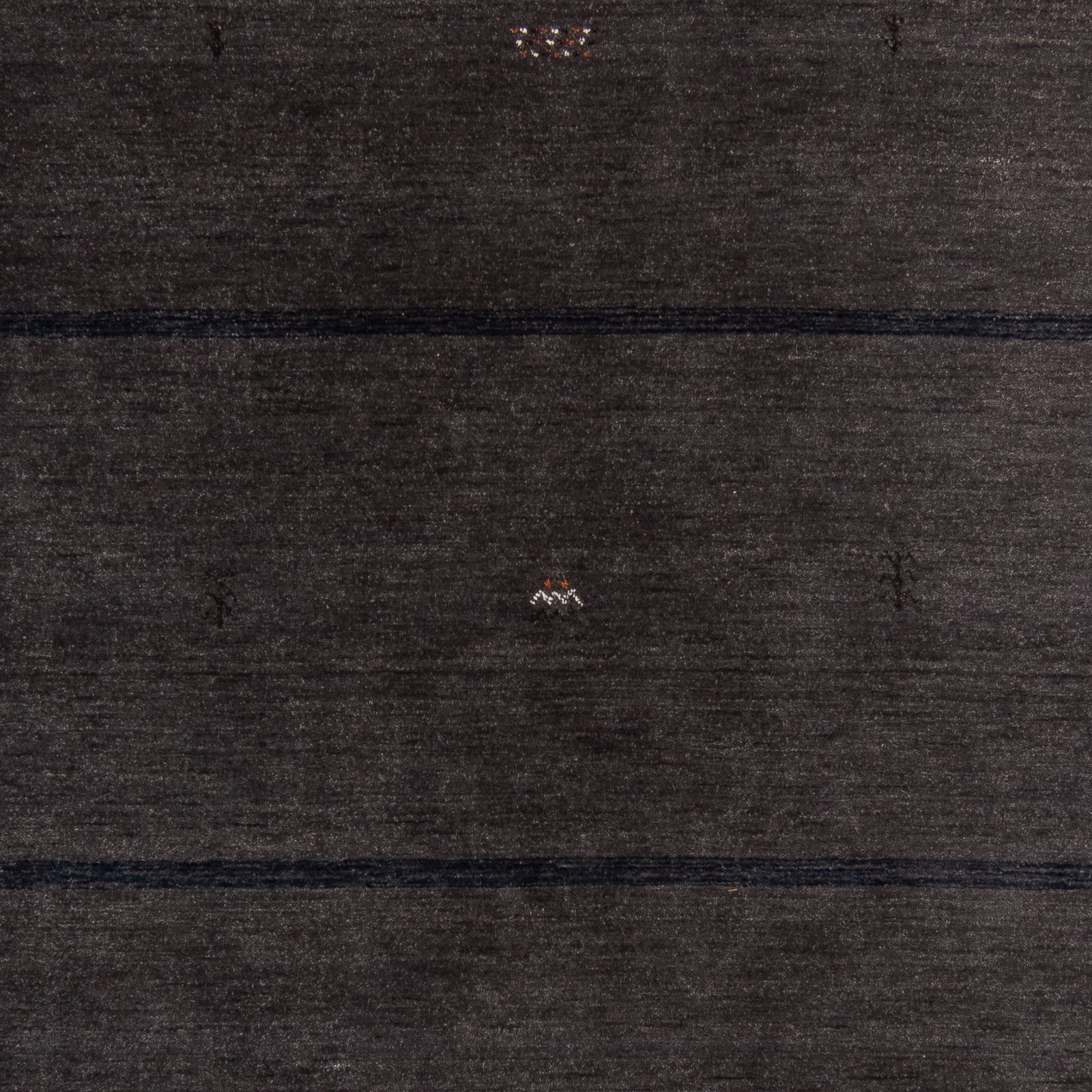 Tapis Gabbeh - Loribaft Softy - 240 x 173 cm - marron foncé