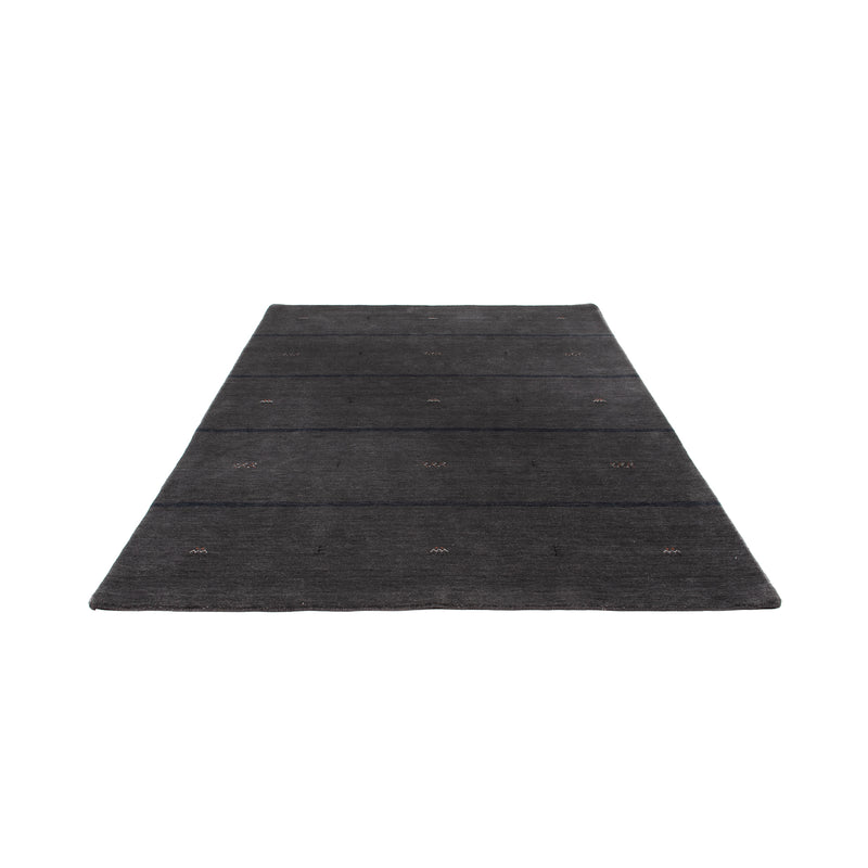 Tapis Gabbeh - Loribaft Softy - 240 x 173 cm - marron foncé