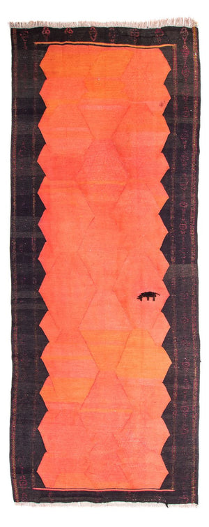 Tapis de couloir Tapis Kelim - Vieux - 360 x 145 cm - multicolore