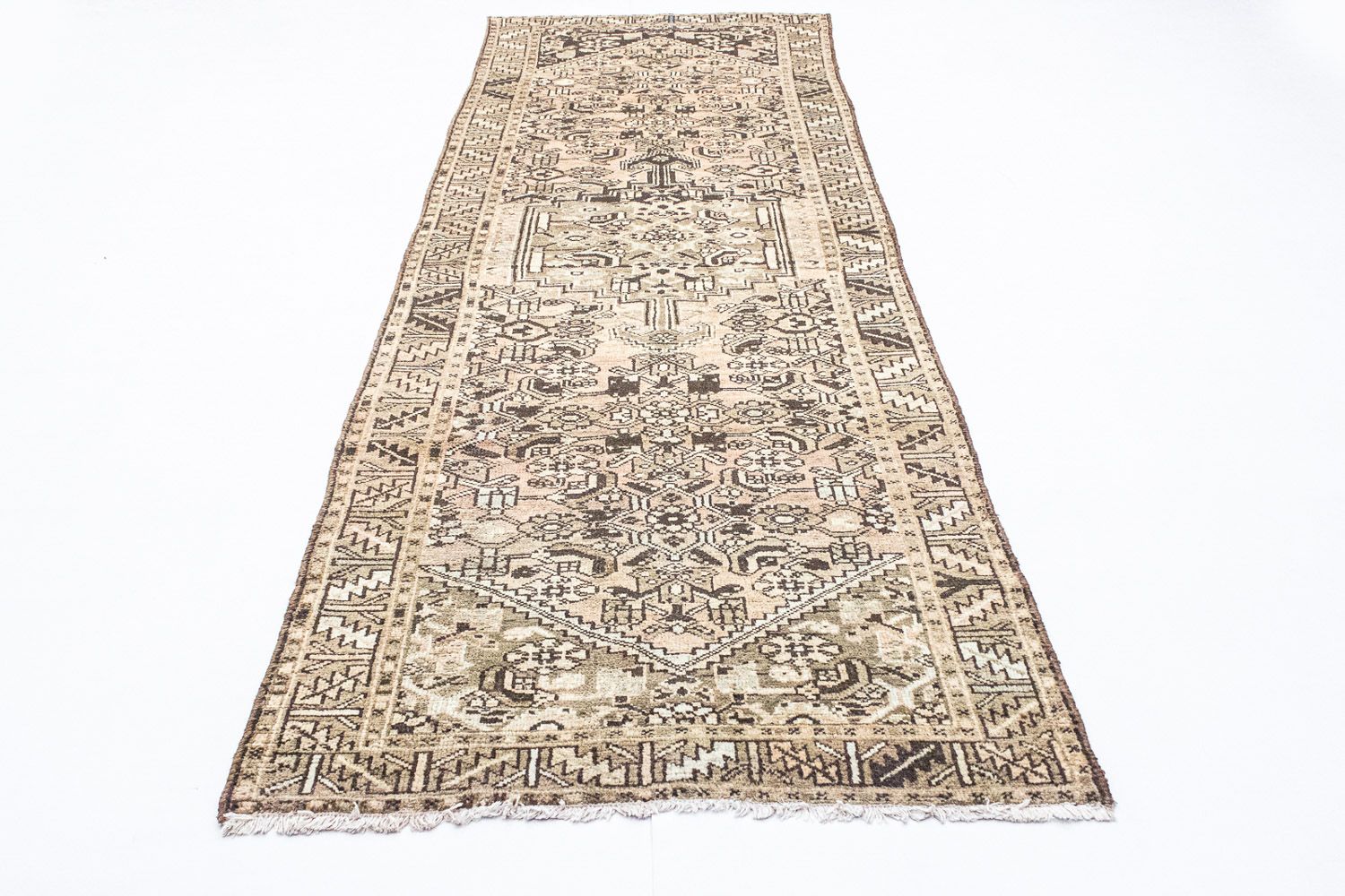 Tapis de couloir Tapis Belutsch - 295 x 100 cm - marron