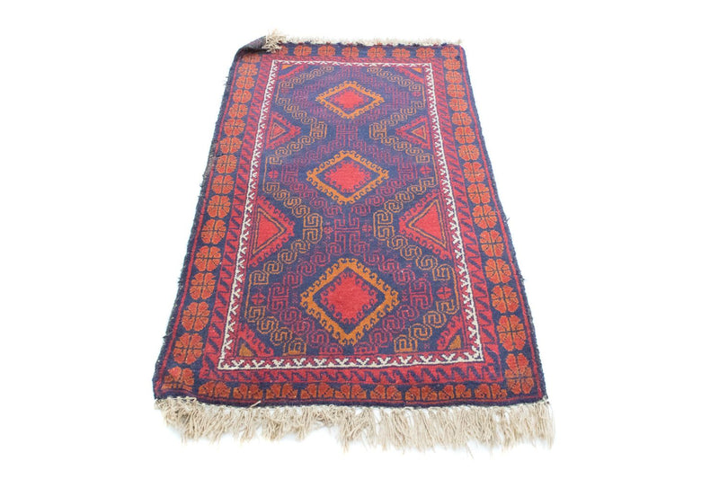 Tapis Belutsch - 137 x 81 cm - bleu