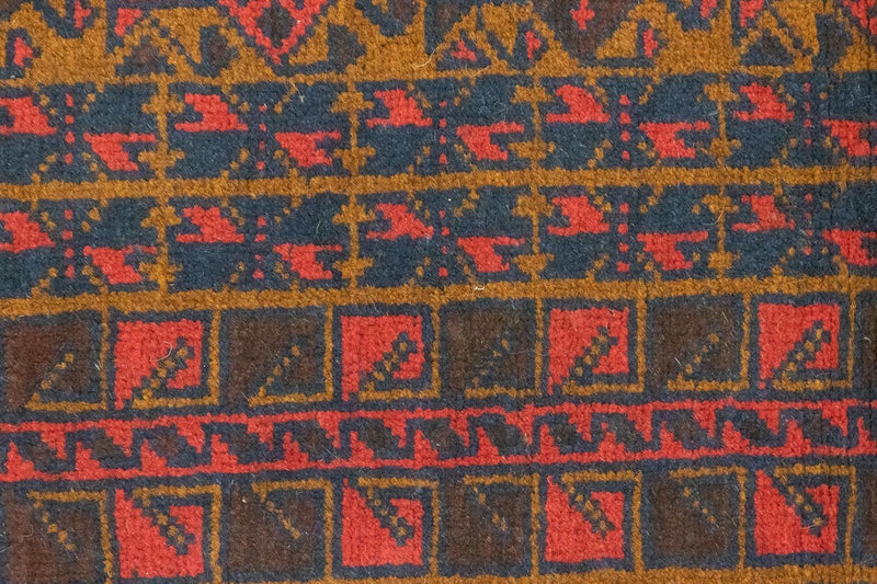 Tapis Belutsch - 132 x 88 cm - marron