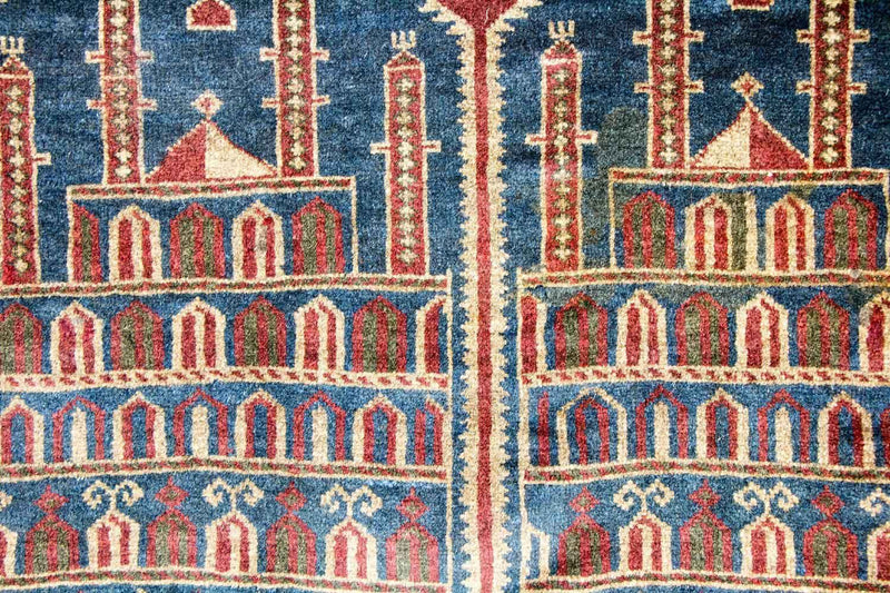 Tapis Belutsch - 135 x 104 cm - multicolore