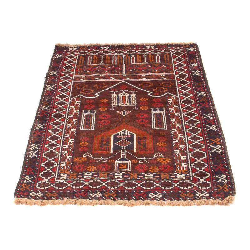 Tapis Belutsch - 127 x 80 cm - marron