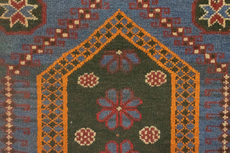 Tapis Belutsch - 134 x 81 cm - bleu