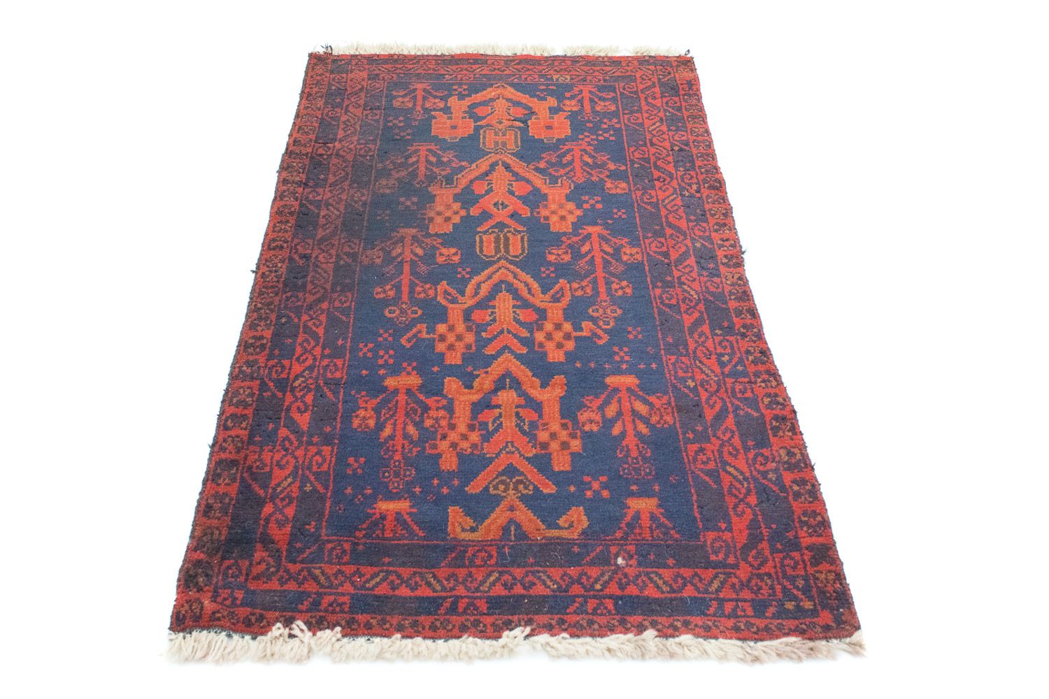 Tapis Belutsch - 143 x 85 cm - bleu