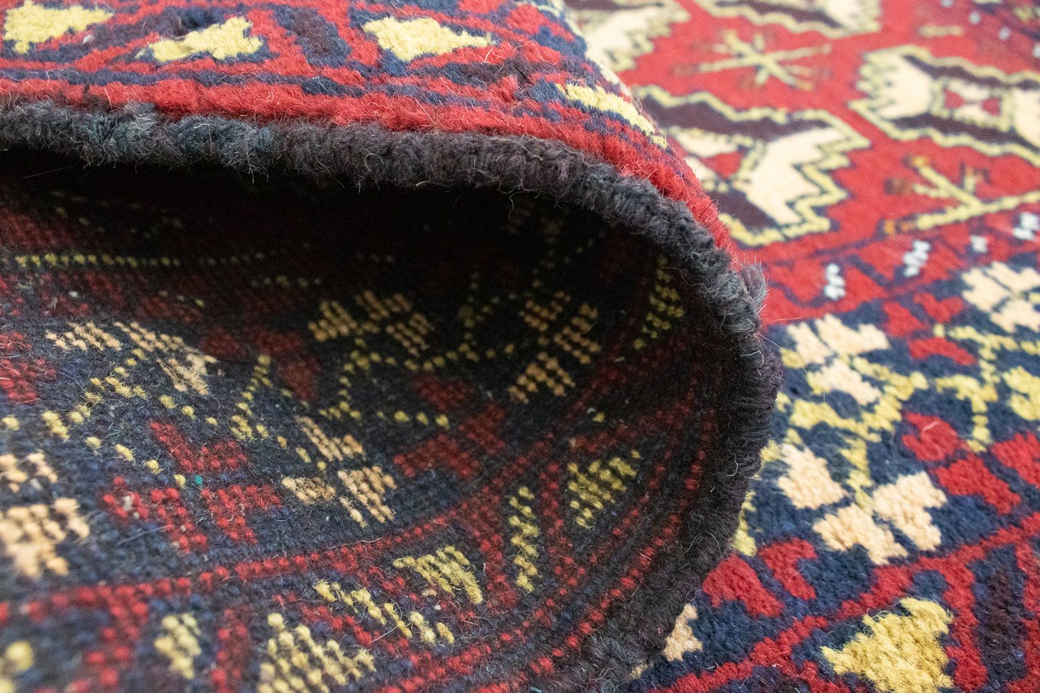 Tapis Belutsch - 131 x 80 cm - rouge