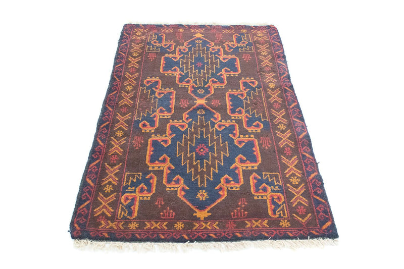 Tapis Belutsch - 131 x 87 cm - marron