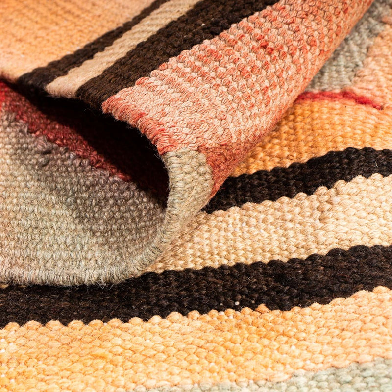 Tapis Kelim - Vieux - 150 x 116 cm - multicolore