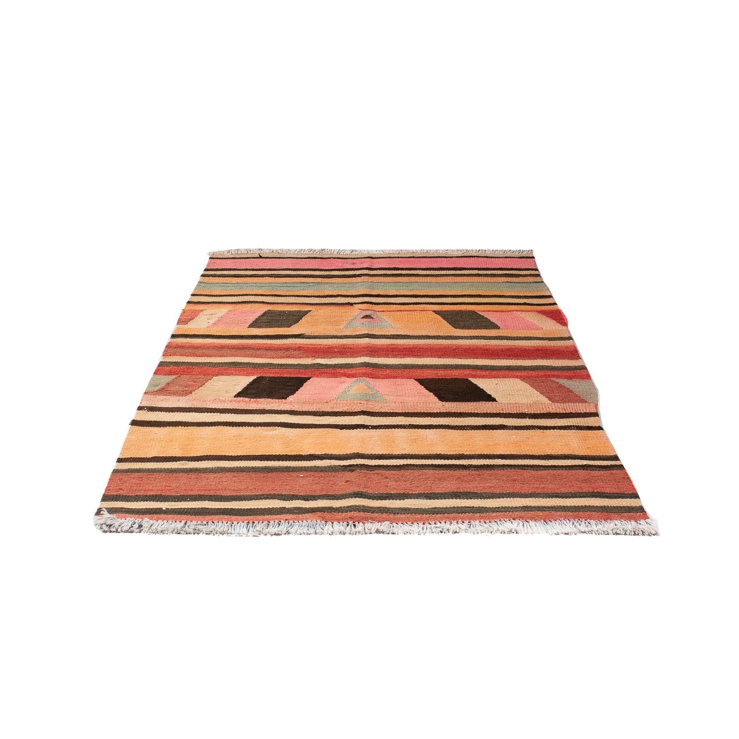 Tapis Kelim - Vieux - 150 x 116 cm - multicolore