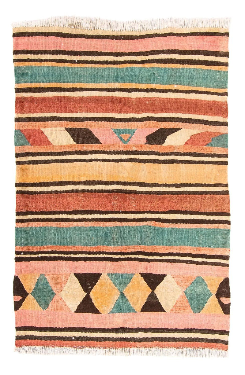 Tapis Kelim - Vieux - 160 x 120 cm - multicolore