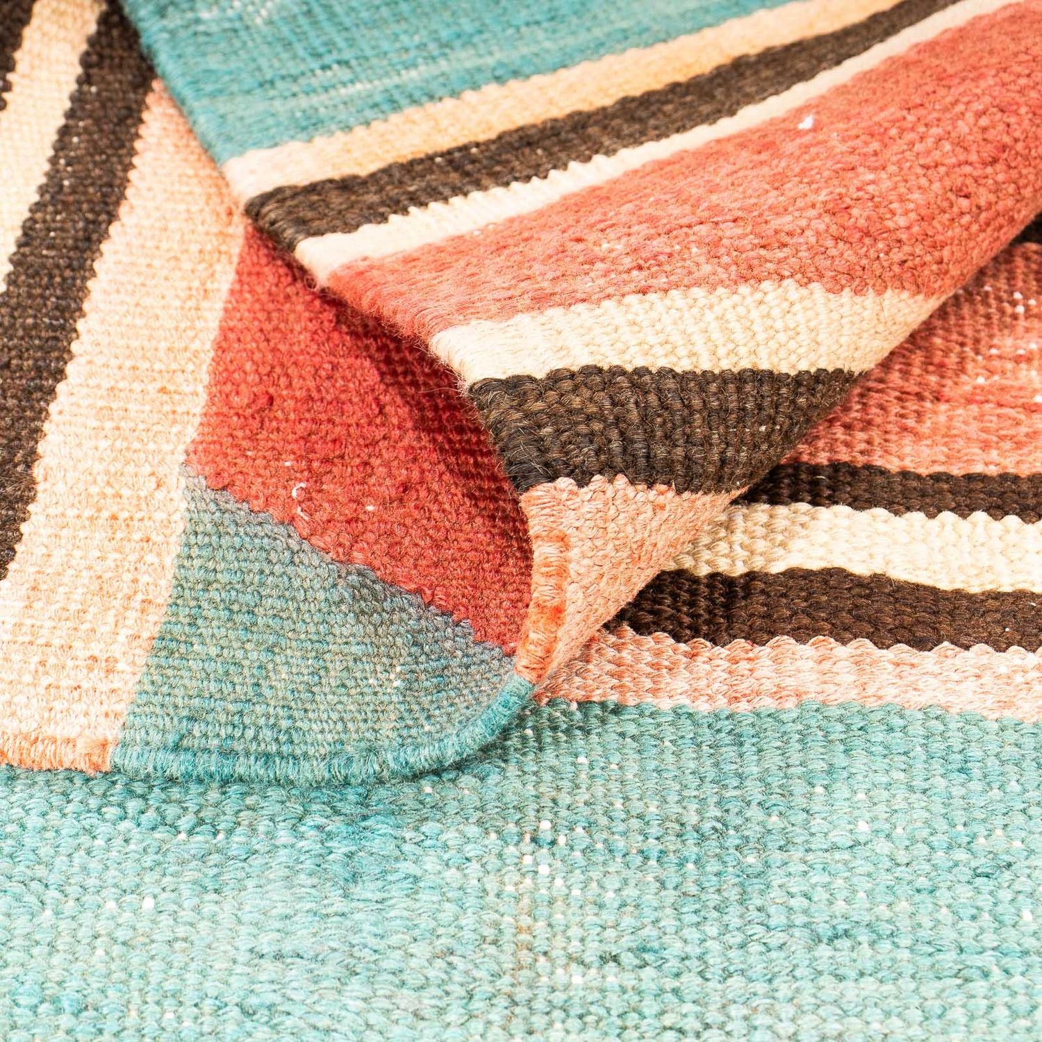 Tapis Kelim - Vieux - 160 x 120 cm - multicolore