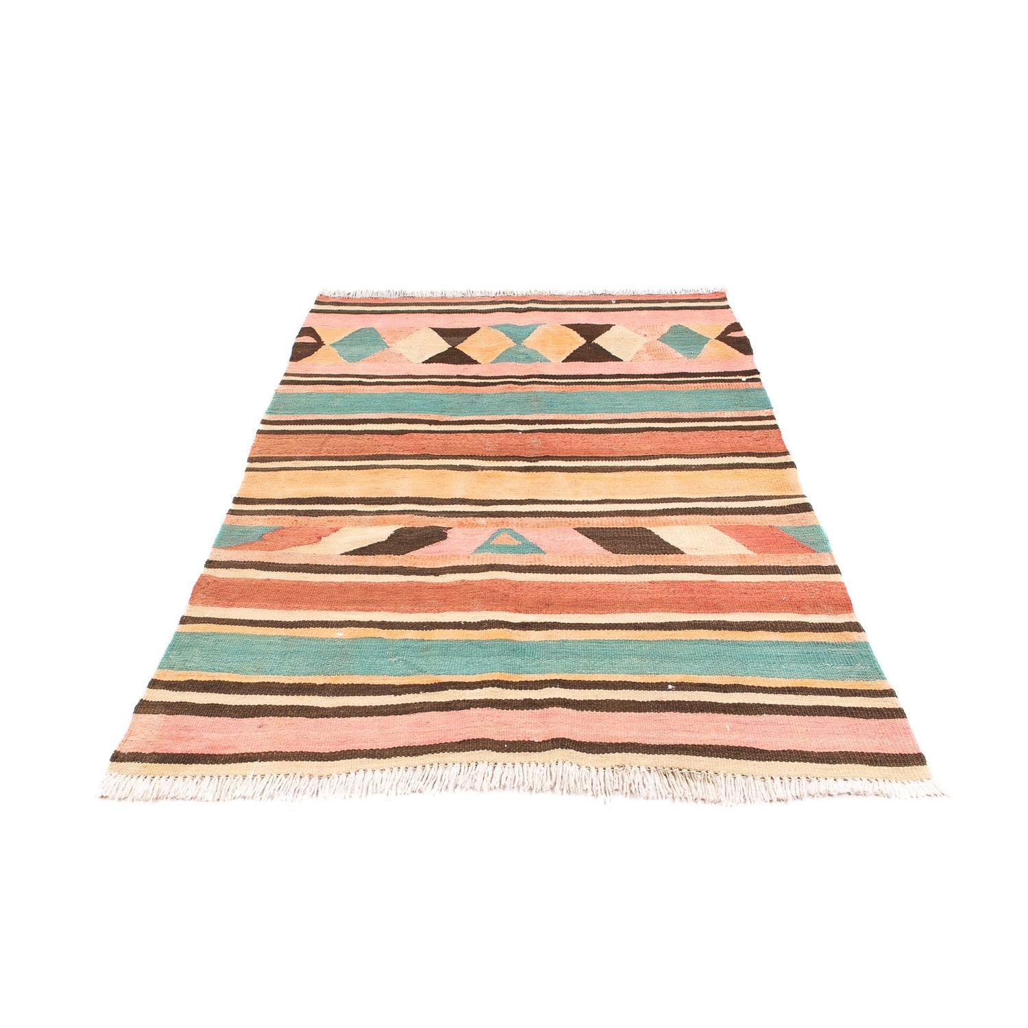 Tapis Kelim - Vieux - 160 x 120 cm - multicolore