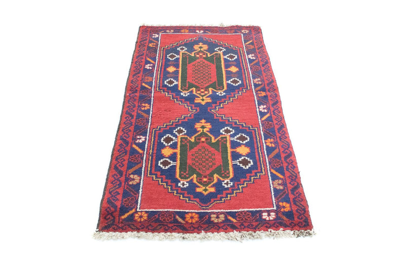 Tapis Belutsch - 140 x 75 cm - rouge