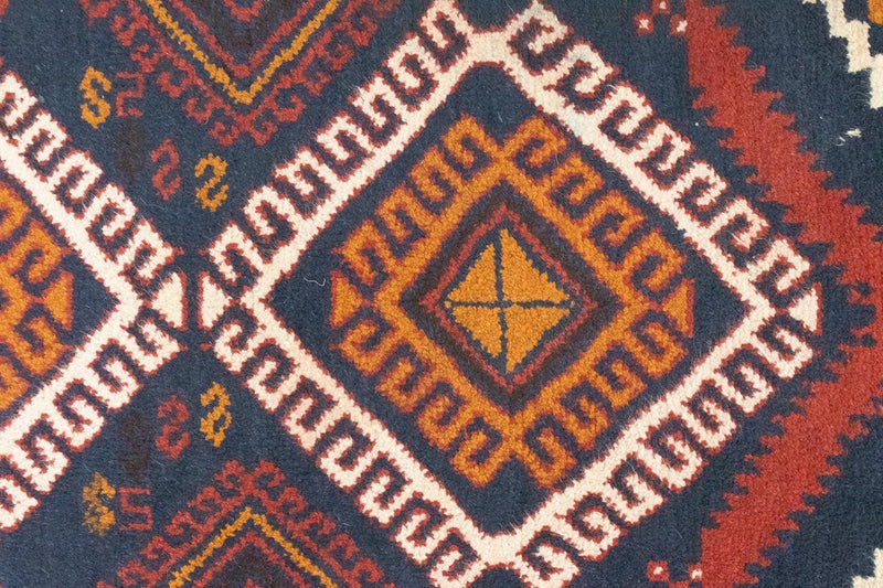 Tapis Belutsch - 130 x 76 cm - bleu
