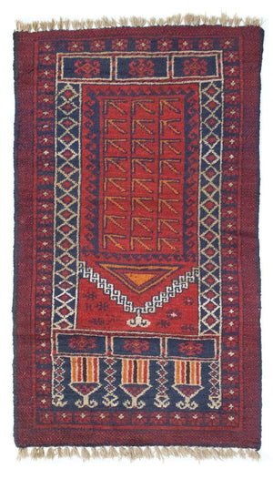 Tapis Belutsch - 125 x 73 cm - marron