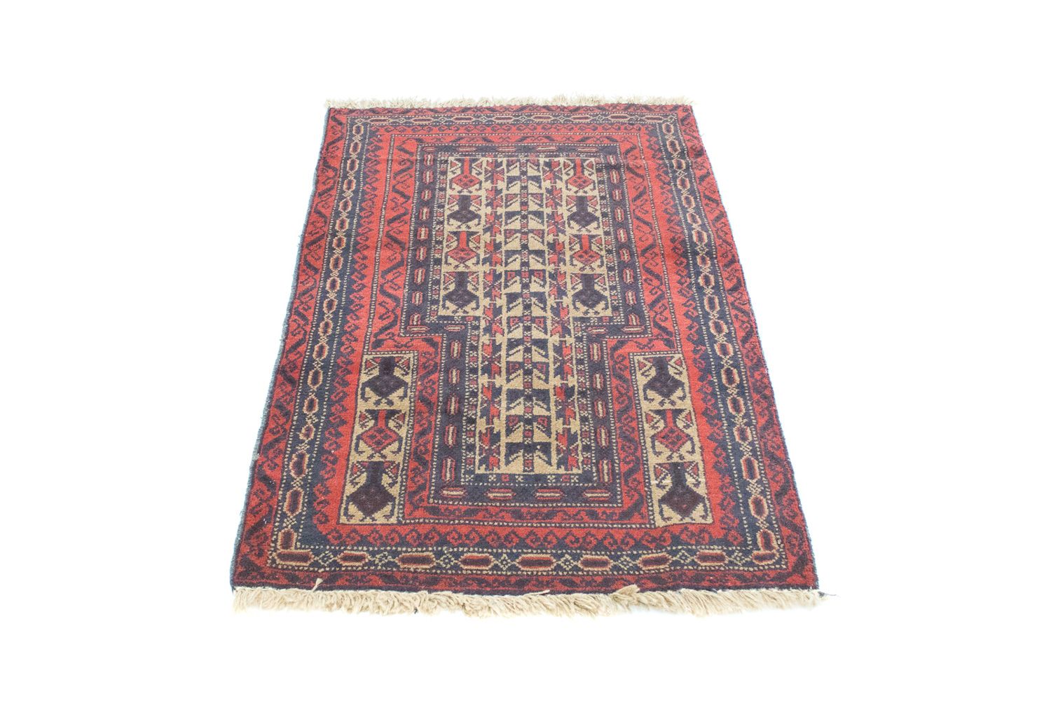 Tapis Belutsch - 121 x 81 cm - rouge