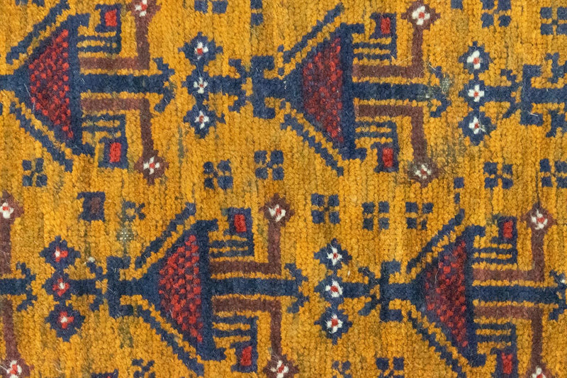Tapis Belutsch - 131 x 74 cm - jaune