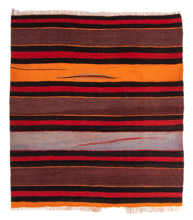 Tapis Kelim - Vieux carré  - 145 x 140 cm - multicolore